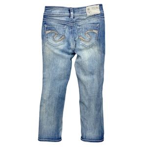 SILVER JEANS Suki Mid Capri Crop Jeans